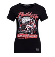 Queen Kerosin Build It Up T-shirt Black-3XL