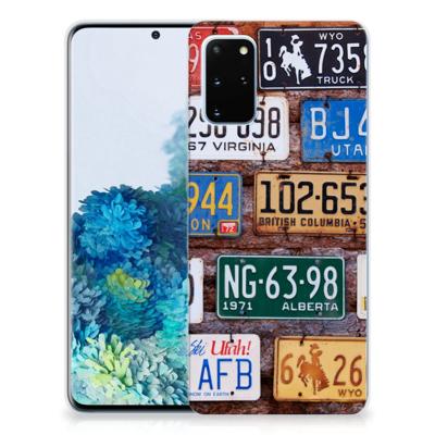 Samsung Galaxy S20 Plus | Siliconen hoesje | met foto Kentekenplaten