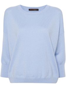 Incentive! Cashmere pull en cachemire à col rond - Bleu