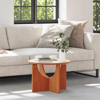 Salontafel Wasbruin 50 x 50 x 35 cm Massief grenenhout