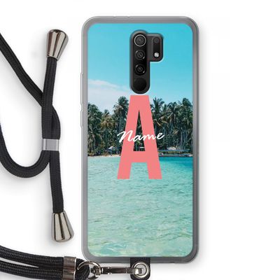 Pacific Dream: Xiaomi Redmi 9 Transparant Hoesje met koord