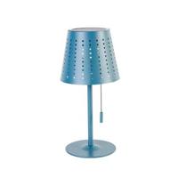 QAZQA Buiten tafellamp blauw incl. LED 3-staps dimbaar oplaadbaar en - thumbnail