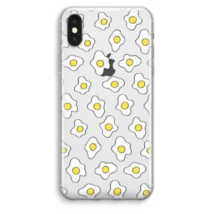 Spiegeleitjes: iPhone XS Max Transparant Hoesje