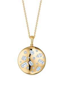 KWIAT pendentif Cobblestone en or 18ct serti de diamants