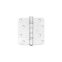 Intersteel kogellagerscharnier - tot 70 kg - afgerond - RVS geborsteld