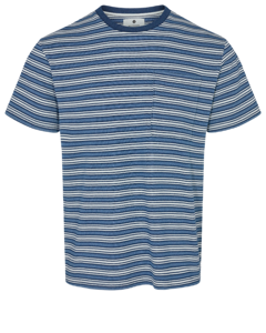 Anerkjendt Akkikki Blue Stripe Shirt
