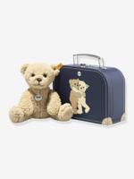 Teddybeer met koffer 21 cm voor kinderen BEN STEIFF beige