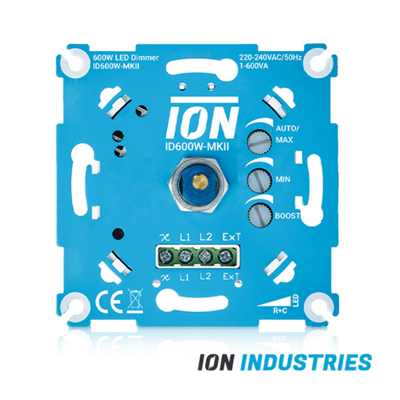 ION INDUSTRIES | LED Dimmer | Inbouw | 0,3-600W | Fase-afsnijding (RC) | Ion Industries | Ion Industries | Ion Industries | Ion Industries
