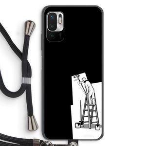 Musketon Painter: Xiaomi Redmi Note 10 5G Transparant Hoesje met koord