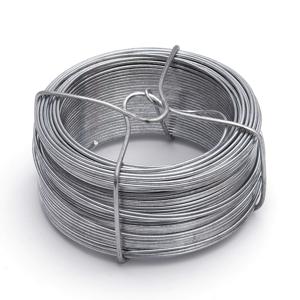 Binddraad - 2x - zilver - verzinkt staal - 50 meter - hobbydraad - 0,7 mm