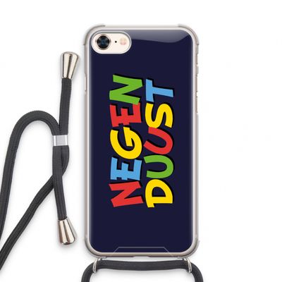 90's One: iPhone 8 Transparant Hoesje met koord
