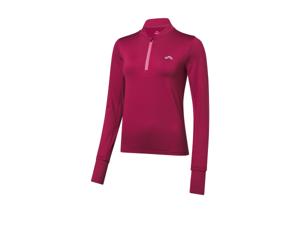 CRIVIT Dames sportshirt met smartwatchopening (XS, Rood)