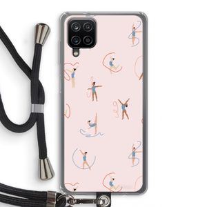 Dancing #3: Samsung Galaxy A12 Transparant Hoesje met koord