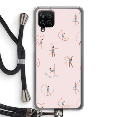 Dancing #3: Samsung Galaxy A12 Transparant Hoesje met koord