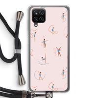 Dancing #3: Samsung Galaxy A12 Transparant Hoesje met koord