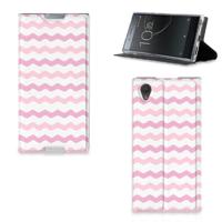 Sony Xperia L1 | Hoesje met Magneet | Waves Roze
