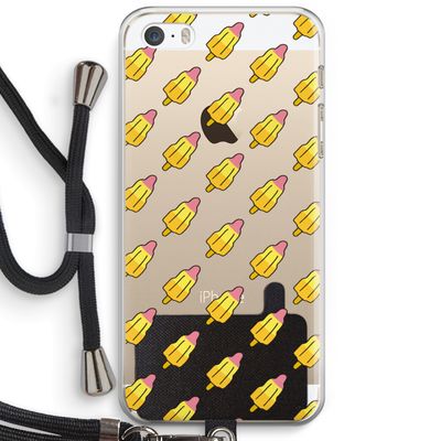 Waterijsjes: iPhone 5 / 5S / SE Transparant Hoesje met koord