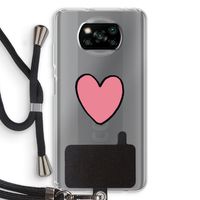 Hartje: Xiaomi Poco X3 NFC Transparant Hoesje met koord