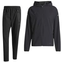 adidas Tiro 25 Vis Tech Pro Hooded Trainingspak Full-Zip Zwart Donkergrijs adidas Tiro 25 Vis Tech Pro Hooded Trainingspak Full-Zip Zwart Donkergrijs