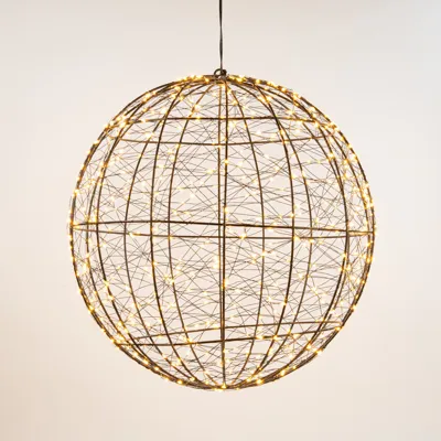 BAL METAAL 500LED IP44 TRAFO MET TIMER EN DIMMER D35CM CLASSIC WARM BAL METAAL 500LED IP44 TRAFO MET TIMER EN DIMMER D35CM CLASSIC WARM