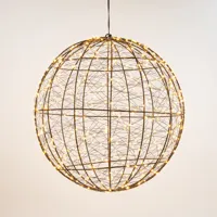 BAL METAAL 500LED IP44 TRAFO MET TIMER EN DIMMER D35CM CLASSIC WARM