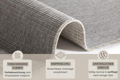 Hanse Home - Flatwoven Runner for In & Outdoor Sisal-Look - 80x250 cm