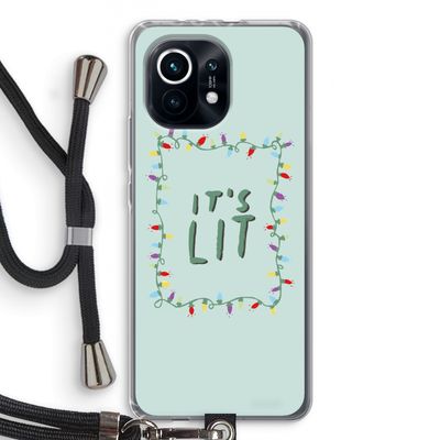 It's Lit: Xiaomi Mi 11 Transparant Hoesje met koord