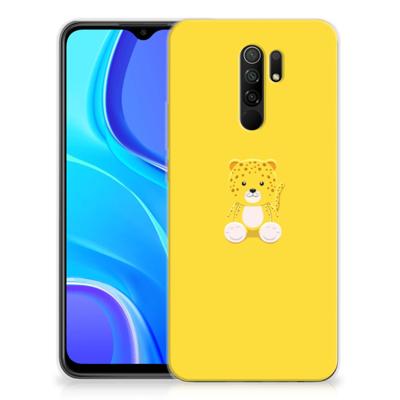 Xiaomi Redmi 9 Telefoonhoesje met Naam Baby Leopard Xiaomi Redmi 9 Telefoonhoesje met Naam Baby Leopard
