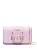 Love Moschino sac à bandoulière à plaque logo - Violet