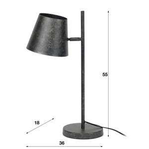 Hoyz - Tafellamp Industrieel - 1 Lamp - Verstelbare Metalen Kap