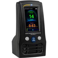 PCE Instruments Fijnstofmeter Luchtvochtigheid, Temperatuur, Fijnstof, Luchtdeeltjes Met temperatuurmeting, Met USB-interface, Met datalogger PCE Instruments Fijnstofmeter Luchtvochtigheid, Temperatuur, Fijnstof, Luchtdeeltjes Met temperatuurmeting, Met USB-interface, Met datalogger