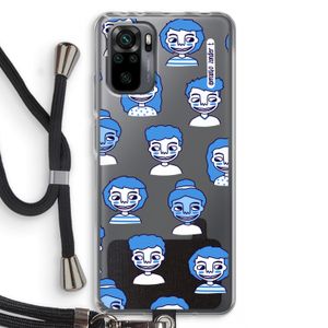 Gezichtjes: Xiaomi Redmi Note 10 Pro Transparant Hoesje met koord
