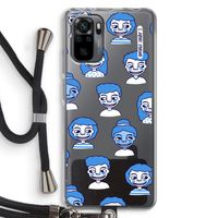 Gezichtjes: Xiaomi Redmi Note 10 Pro Transparant Hoesje met koord