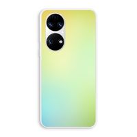 Minty mist pastel: Huawei P50 Transparant Hoesje