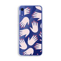 Hands pink: Honor Play 8A Transparant Hoesje