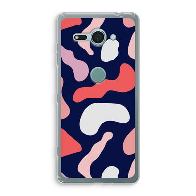 Memphis Shapes Pink: Sony Xperia XZ2 Compact Transparant Hoesje