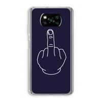 F**k U: Xiaomi Poco X3 Pro Transparant Hoesje