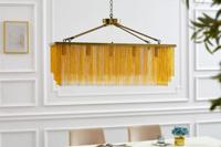 Glamorous hanglamp ROYAL 80cm messing goud metalen ketting design hanglamp - 43760 - thumbnail