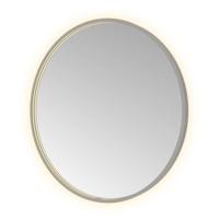 Hotbath &More Mirrors Round LED Badkamerspiegel - Rond - 80 cm - Geborsteld Gunmetal