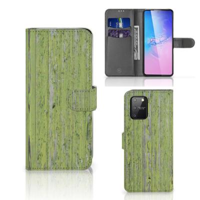 Samsung S10 Lite | Book Style Case | Green Wood