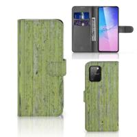 Samsung S10 Lite | Book Style Case | Green Wood