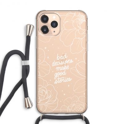 Good stories: iPhone 11 Pro Max Transparant Hoesje met koord