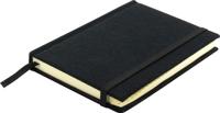 Kangaro k-5106 alfabetboek a6 a-z linnen hard cover zwart, 208 pagina&apos;s, leeslint, elastiek
