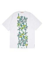 Marni Kids robe Cover-up à imprimé graphique - Blanc