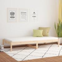 Slaapbank zonder matras 80x200 cm massief grenenhout