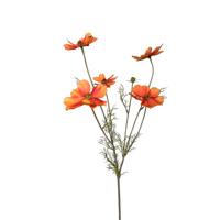 Kunstbloem Cosmos tak 80cm oranje