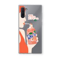 Peach please!: Samsung Galaxy Note 10 Transparant Hoesje