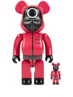 MEDICOM TOY x Squid Game figurines BE@RBRICK Guard 'Circle' 100% et 400% - Rose - thumbnail