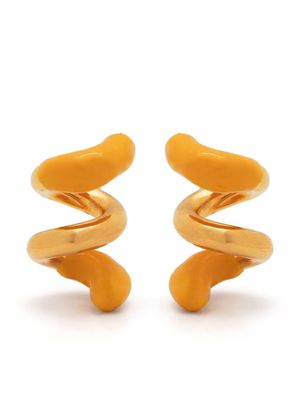Sunnei boucles d'oreilles à design torsadé