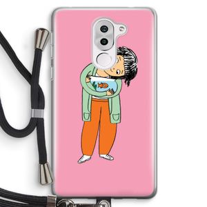 Visknuffel: Honor 6X Transparant Hoesje met koord